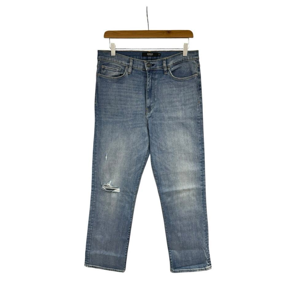 Hudson Jeans Women's Size 30 Blue Barbara‎ Straight Denim Jeans Medium Wash
